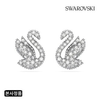 스와로브스키 [사은품 증정][본사정품/쇼핑백증정] Swan 로듐 스터드 귀걸이 XXS 5647873