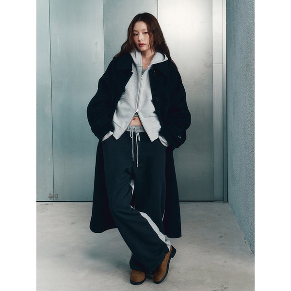 SIOT4128 캐시미어 블렌드 발마칸 코트_Black