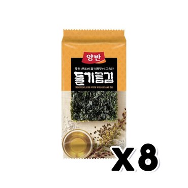  동원 양반 들기름김 조미김 4.5g x 8개