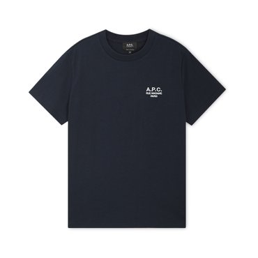 아페쎄 공용 로고 다크 네이비 반팔티 COHBU M26388 TIQ