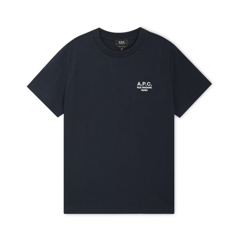 아페쎄 공용 로고 다크 네이비 반팔티 COHBU M26388 TIQ