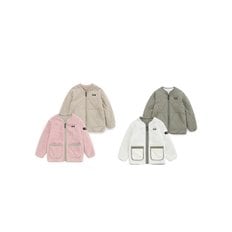 K224UFJ170 퀼팅 리버시블 플리스 풀집업
