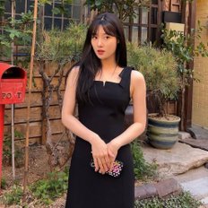 어깨 리본 탈부착 원피스 NEW4XOC10