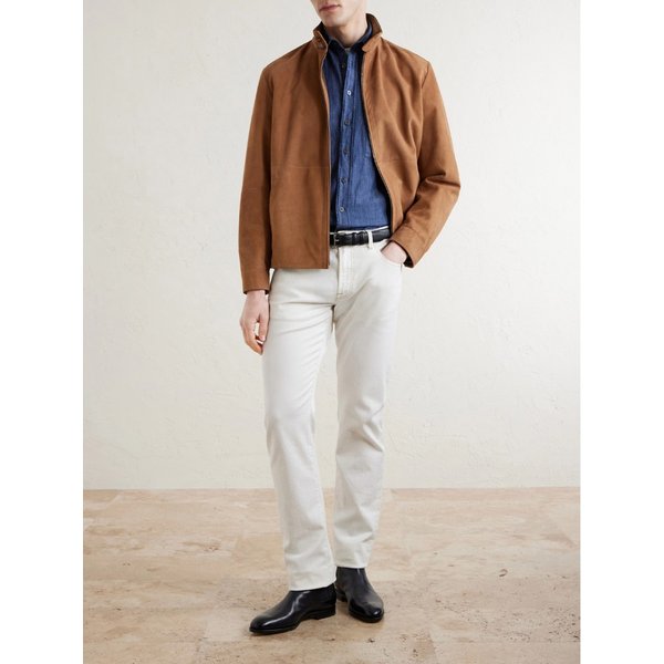 코튼 리넨 블렌드 버튼다운 칼라 셔츠 46376663163067682