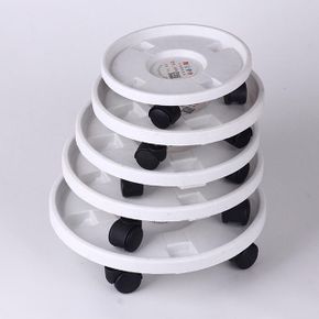 바퀴 원형 화분받침대 화단정리 DOLF0048-300이동식 X ( 3매입 )