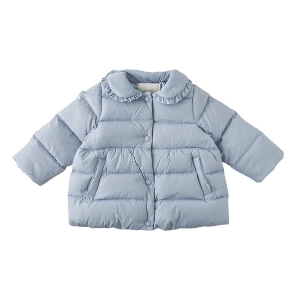 [여주점] [오프라벨 여주점] 밍크뮤 (BL) 니트카라솟다운점퍼 (34C14-114-12)