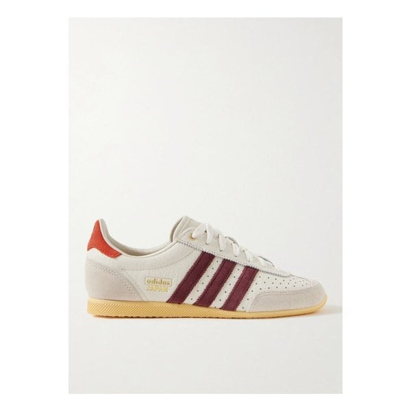 재팬 스웨이드 트리밍 가죽 스니커즈 오프 화이트 1647597358657176