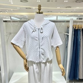 [AK수원점] [밸리걸] 도트 패턴 후드 가디건 627910