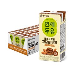 연세 뼈를생각한 고칼슘 두유 호두&아몬드 190mlx24입