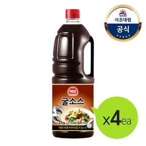 [사조대림] 소스레시피 굴소스 2kg x4개