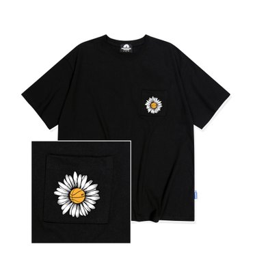 트립션 BIG DAISY LOGO 포켓 반팔티셔츠 - 2 COLOR