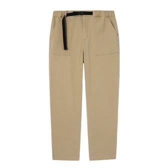  Cotton Spandex Carpenter Pants (Beige) [LSRSCPA105M]