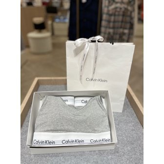 Calvin Klein Underwear (선물포장) 모던 코튼 브라렛+2PK 드로즈 커플 SET (F3785AD-F3787AD-020,NB1086-BHY)