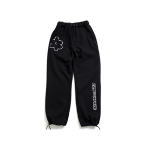 [EZwithPIECE] DAISY SWEAT PANTS (BLACK)