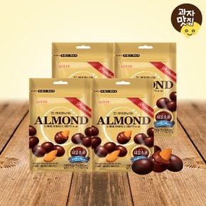 롯데제과 아몬드 초코볼 70g x 4개 / 초콜렛 초콜릿