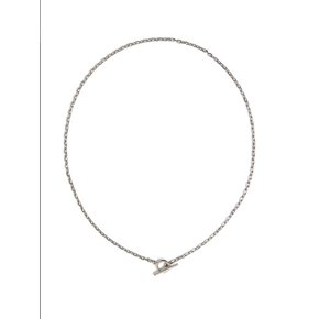 TOGGLE CHAIN NECKLACE_Silver