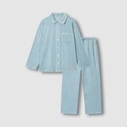 남 밍크 플리스 플랫 카라 파자마 세트 J2154011170AO