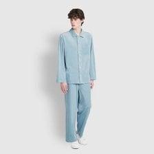 JAJU 남 밍크 플리스 플랫 카라 파자마 세트 J2154011170AO