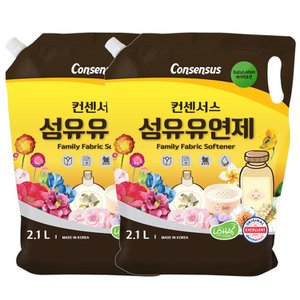 컨센서스 표준형 섬유유연제 베이비로션 2.1L (리필) x2개