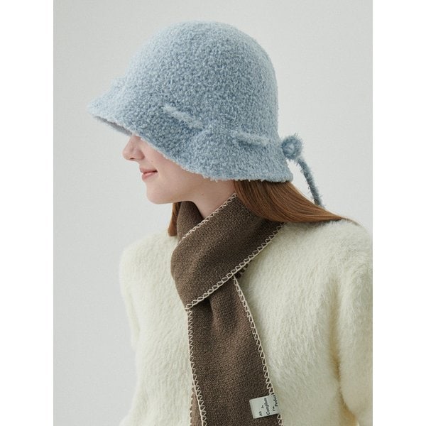 [리퍼브] Boucle Ribbon Bucket Hat (4 Colors)