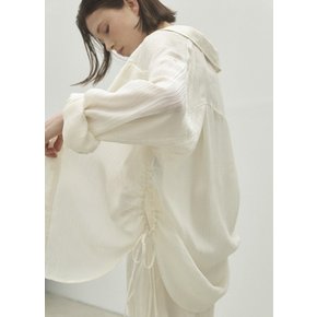 (BL-4271)AMBER STRING OVERFIT SHIRT