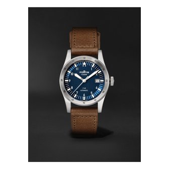 포티스(FORTIS) 플리거 F-39 오토매틱 리사이클 스테인리스 스틸 가죽 39mm 시계 레퍼런스 넘버 F4220026