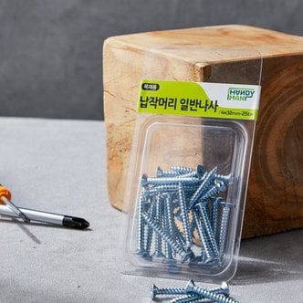  핸디맨 납작머리일반나사 4x32mm, 25p