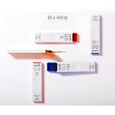 제이큐 유니 샤프심 ul-s 모음전 0.3 0.5 0.7 0.9mm X ( 3매입 )