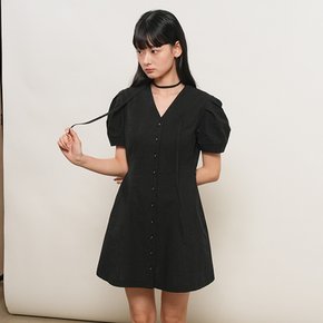 WOMAN 볼륨 미니 원피스 [BLACK] / GF2LOP511