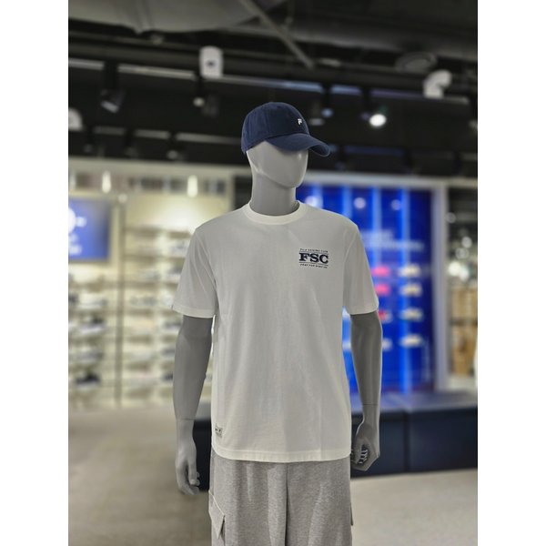 [파주점] 남여공용 스포츠 클럽 그래픽 반팔 티(FS2RSH2111X-OWH)