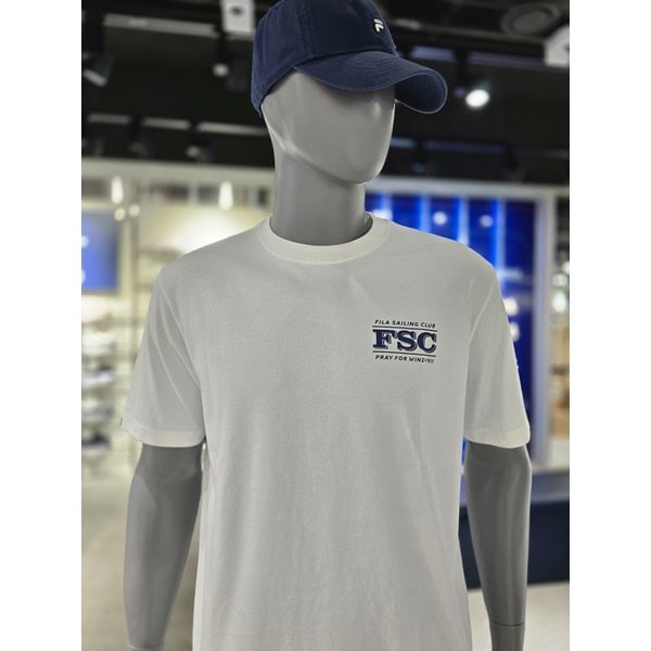 [파주점] 남여공용 스포츠 클럽 그래픽 반팔 티(FS2RSH2111X-OWH)