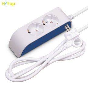 현대일렉트릭 하이탭 HIPM16-215N 일반멀티 16A 2구 멀티탭 (1.5m)