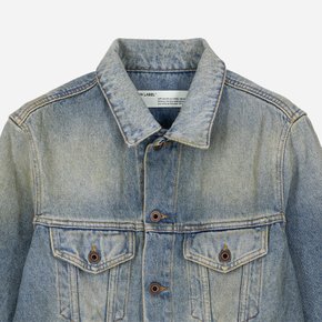 OMYE005S20386003 오프화이트 남성 데님 자켓 DENIM