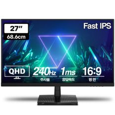 Vuti27F24PQ QHD Fast IPS 리얼 240 게이밍 모니터