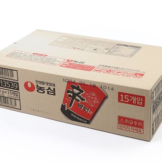 과일愛 신라면 소컵 (65g x 15개)