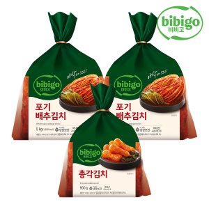 CJ제일제당 [본사배송] 시원 아삭한 비비고 포기김치 10kg+총각김치 900g