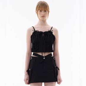 GAGA RIBBON BUSTIER / BLACK