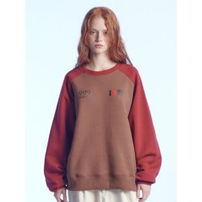 I 곰 U Sweatshirt AMM1214 (Brown)