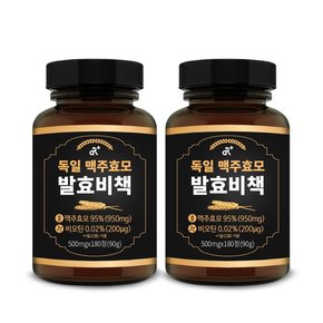 독일 맥주효모 발효비책 180정x2병