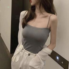 /마전동상회 내장패드 끈나시 브라캡 민소매 튜브탑 브라렛 크롭
