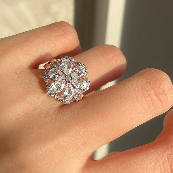 피어리 크리스탈 반지 (free) RA0670