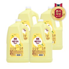 퐁퐁 주방세제 레몬식초 3L x 4개