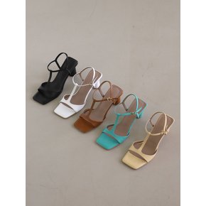 T-bar sandal (6cm, 5colors)