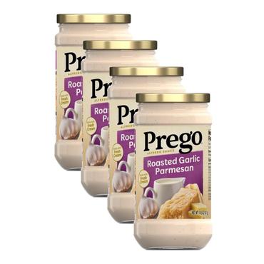  [해외직구] Prego 프레고 로스티드 갈릭 앤 파마산 알프레도 소스 411g 4팩