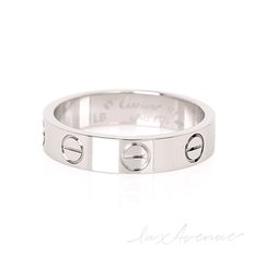 [중고명품] 까르띠에 화이트골드 러브링 웨딩링 WG RING