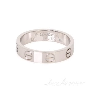 [중고명품] 까르띠에 화이트골드 러브링 웨딩링 WG RING