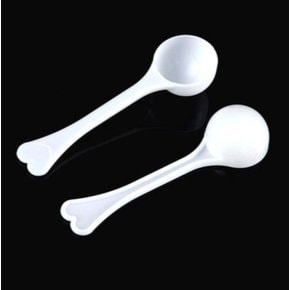플라스틱 소분 3g 숟가락 스푼 가루 분리 측정 계량 분유 작은 미니 계량스푼