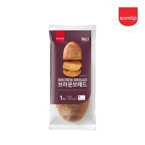 삼립 브라운 브레드 60g 10봉 + 연유버터스프레드 1개 아이스박스포장 냉동빵  부시맨빵