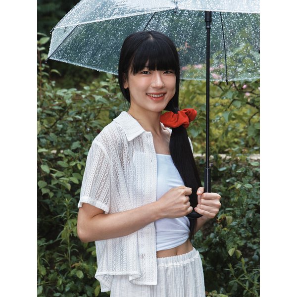 CROP LACE KNIT SHIRT_2COLOR