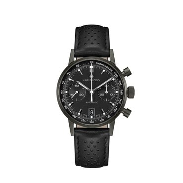 해밀턴 [공식] 해밀턴 아메리칸 클래식 인트라매틱 풀 블랙 40mm 화이트 인덱스 H38446730